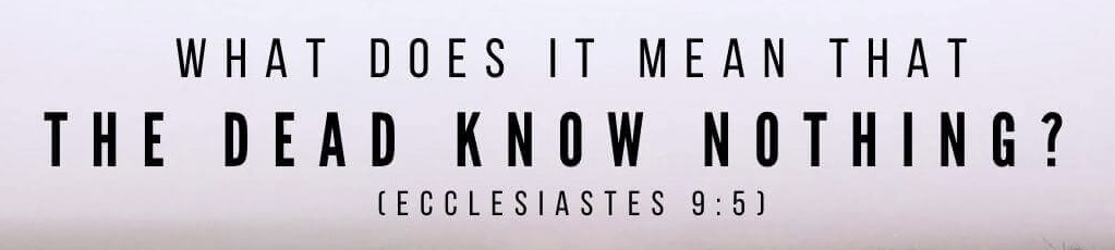 The Dead Know Nothing