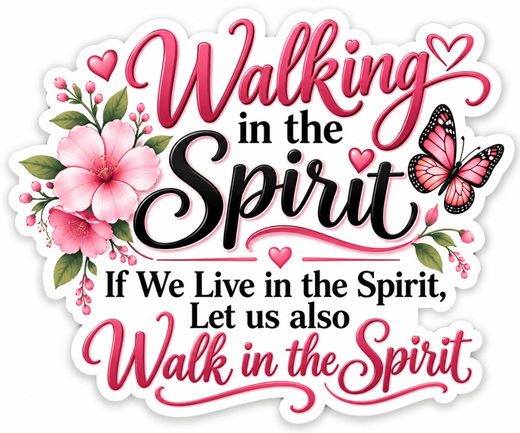 Living by Faith: If We Live in the Spirit, Let us also Walk in the Spirit
